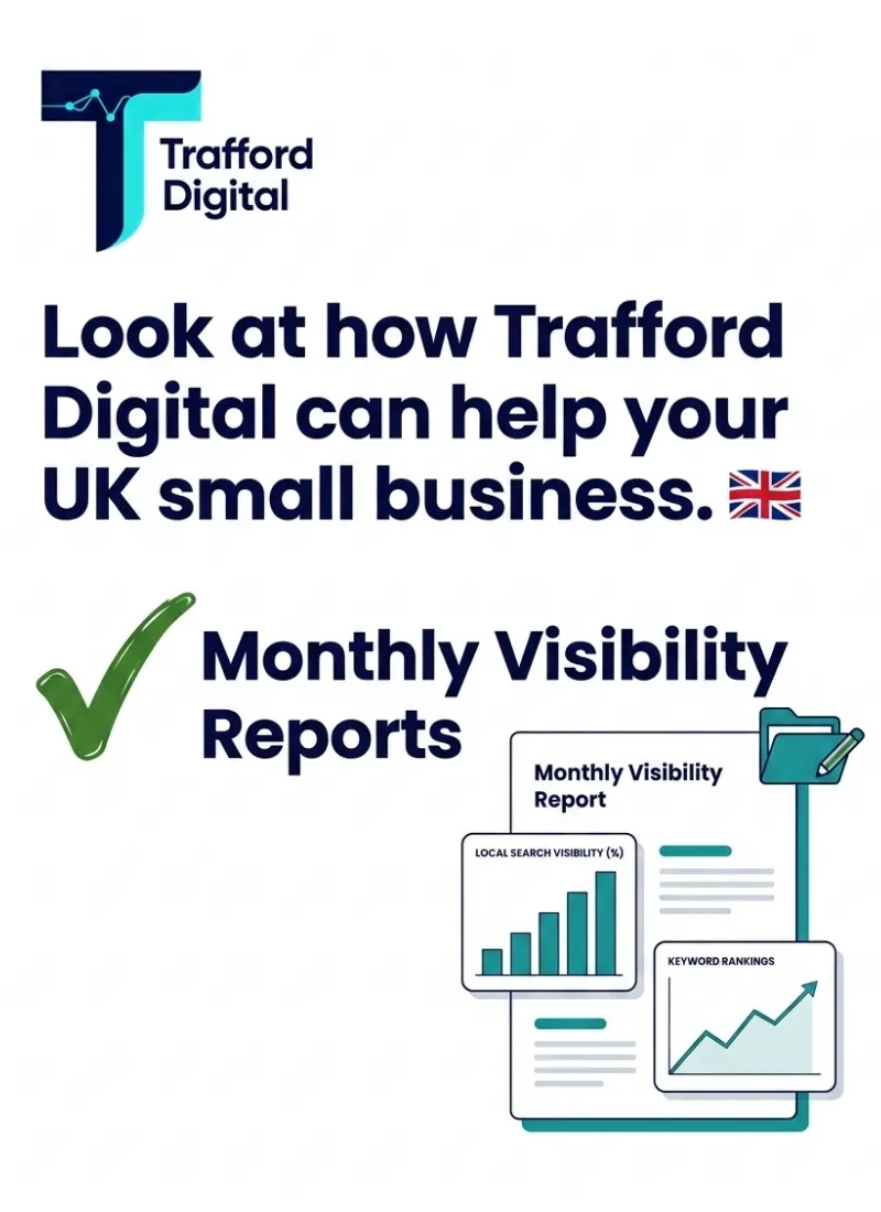 How Trafford Digital sends out Monthly Visibility Reports to their clients