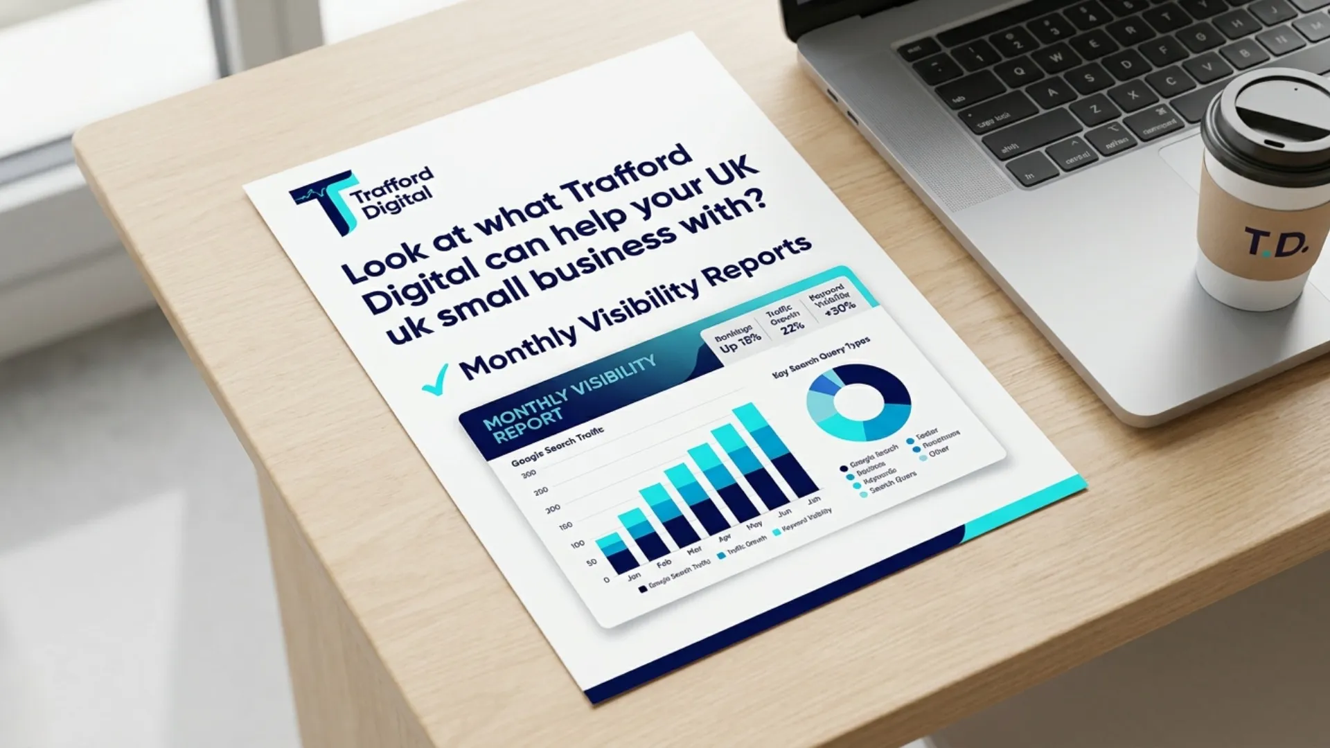 How Trafford Digital sends out Monthly Visibility Reports to their clients